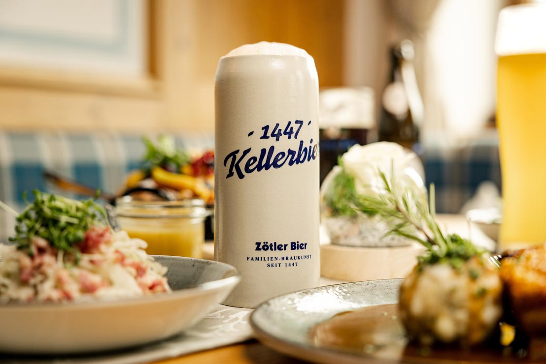 Allgäuer Küche und Bier aus der Region im Gasthof Krone in Fischen